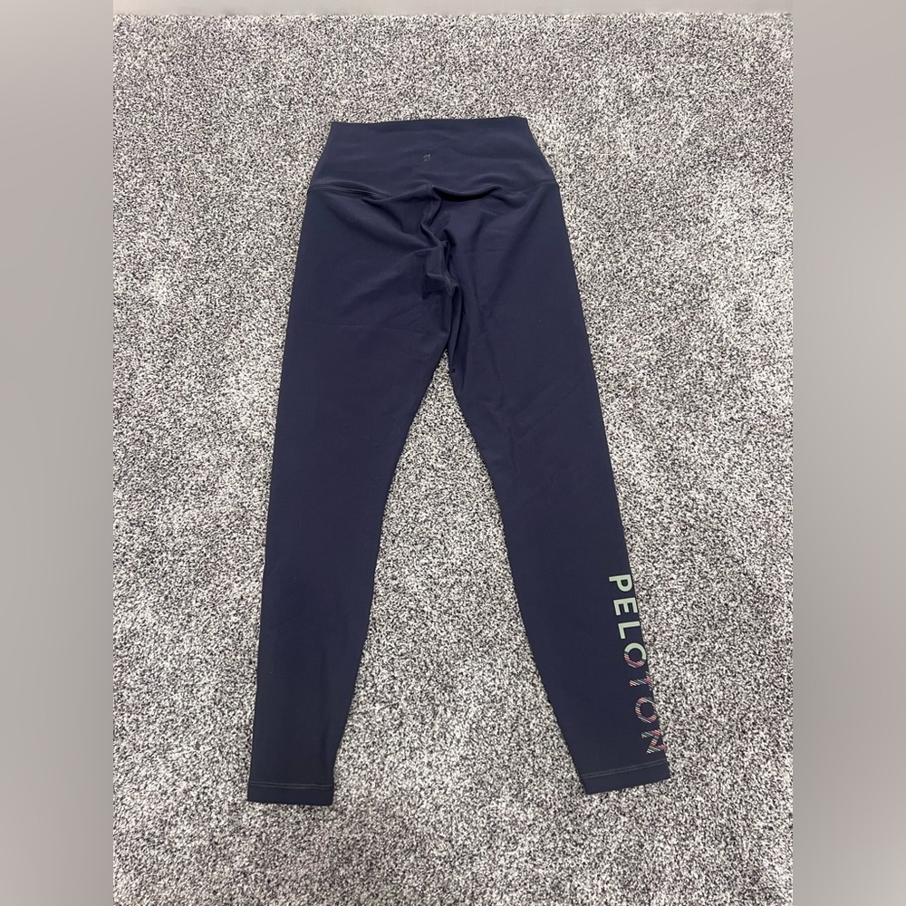 Peloton Navy and Burgundy Leggings - Picture 2 of 12